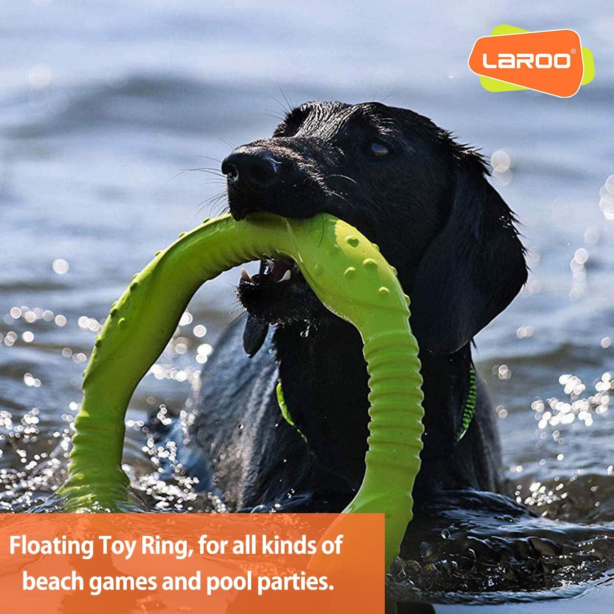 Dog Toys for Aggressive Chewers,¡¾Floatable¡¿ Dog Flying Disc, Dog Tug Toy, Interactive Dog Toys, Dog Teeth Cleaning, Tug of War Dog Toy, Dog Chew Toys, Dog Teething Toys for Catch, Fetch