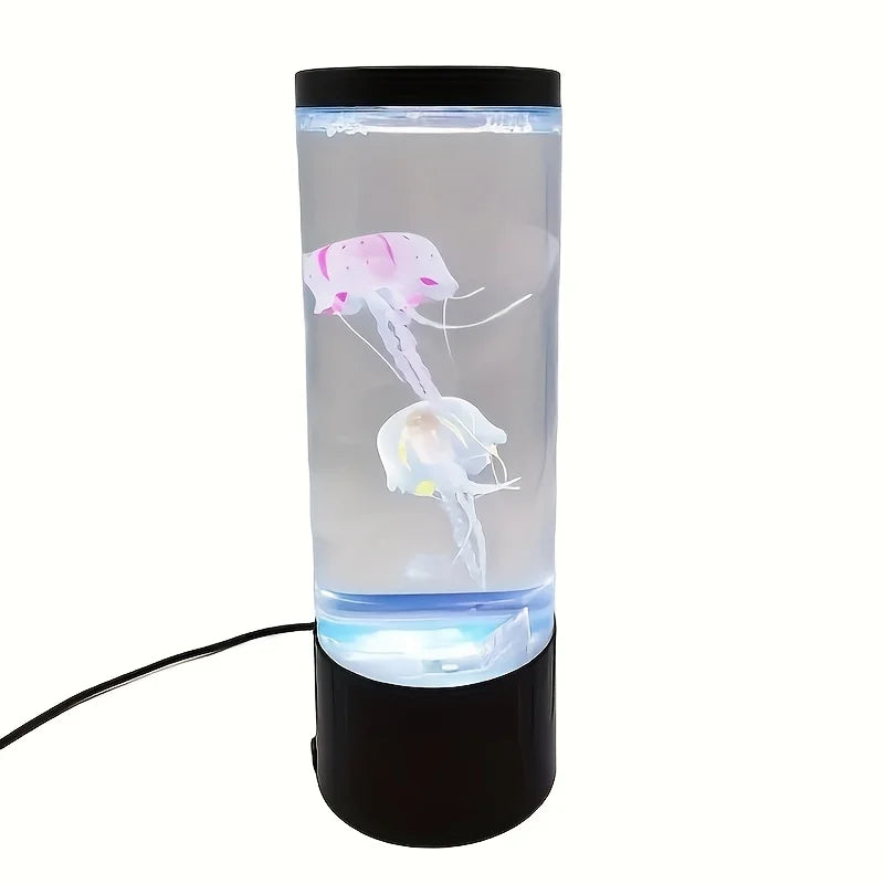 LED Fantasy Jellyfish Lamps Color Changing Jellyfish Tank Aquarium Lamp USB Battery Power Relaxing Mood Night Light